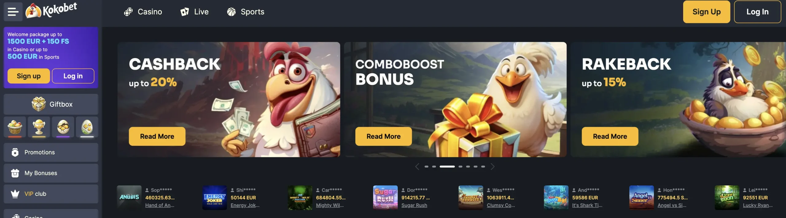 kokobet casino bonus